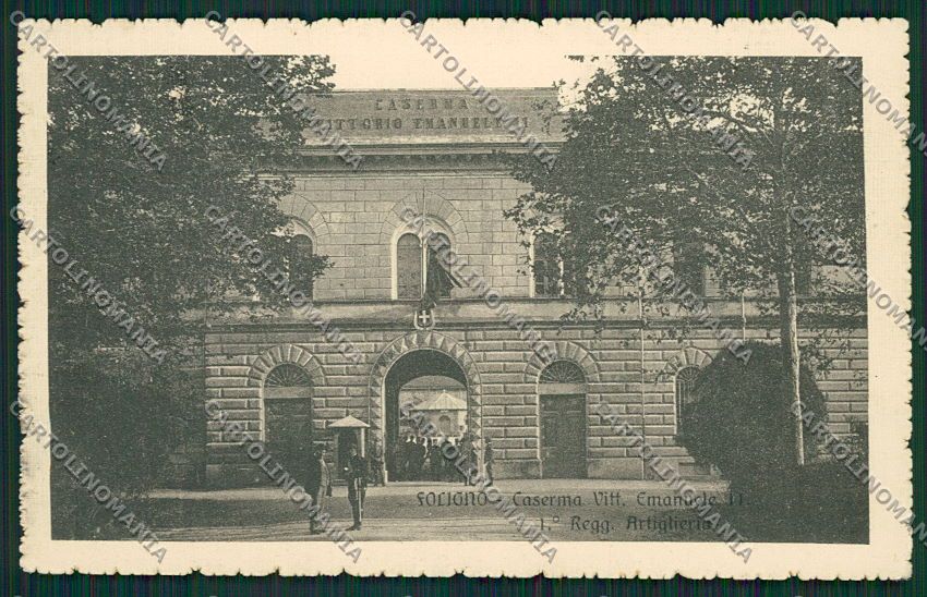Perugia Foligno Caserma Artiglieria cartolina EE5133 – fronte