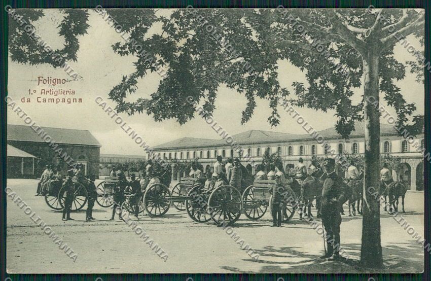 Perugia Foligno Artiglieria cartolina EE5142 – fronte