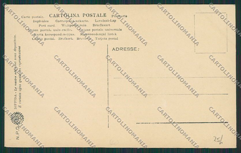 Perugia Assisi NPG Foto cartolina EE5150 – retro