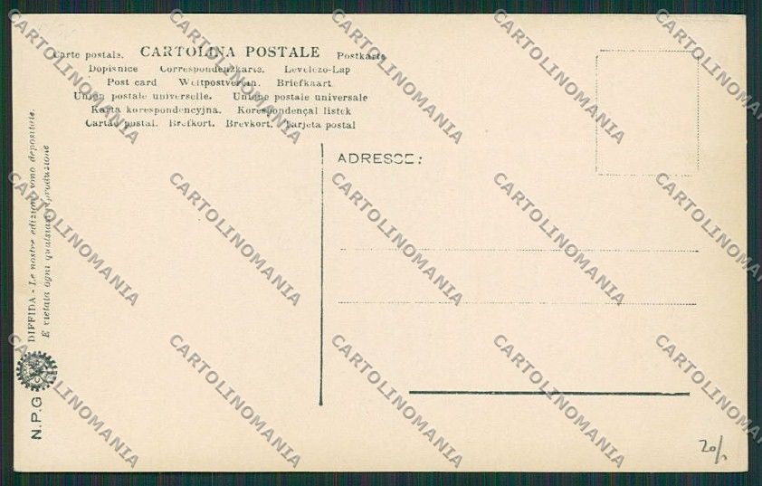 Perugia Assisi NPG Foto cartolina EE5151 – retro