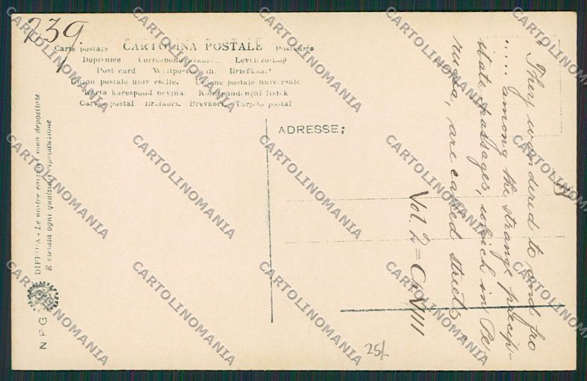 Perugia Città NPG Foto cartolina EE5160 – retro