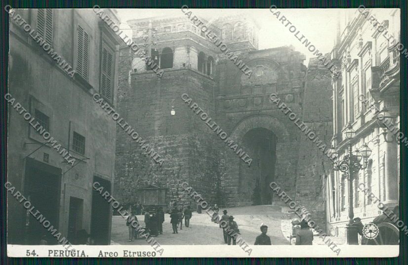 Perugia Città Arco Etrusco NPG Foto cartolina EE5161 – fronte