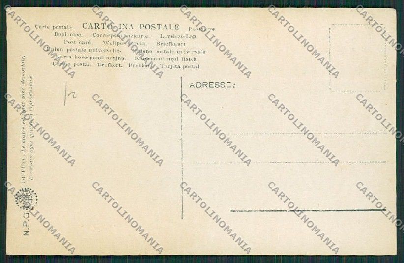 Perugia Città Arco Etrusco NPG Foto cartolina EE5161 – retro