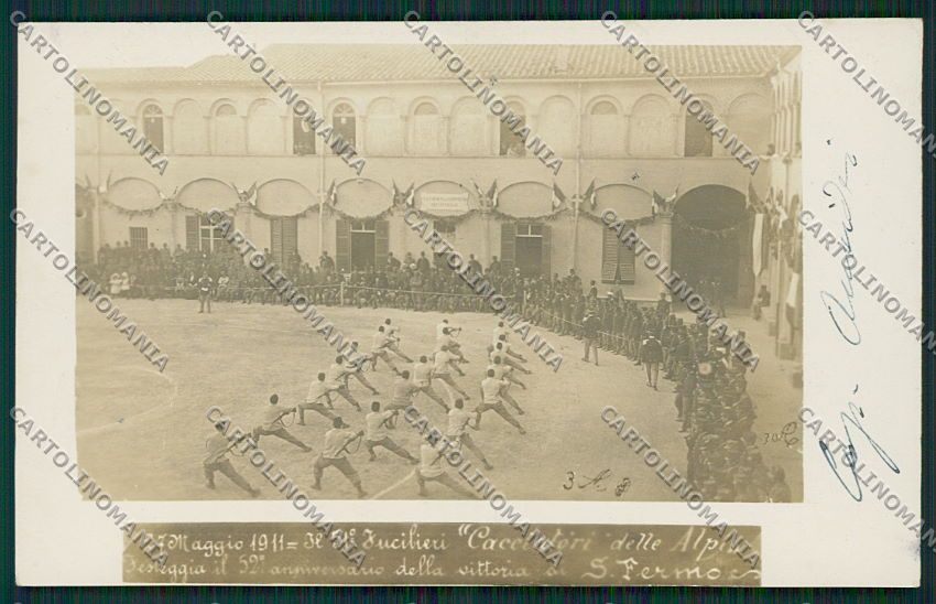 Perugia Città Cacciatori delle Alpi Vittoria San Fermo Foto cartolina EE5164 – fronte