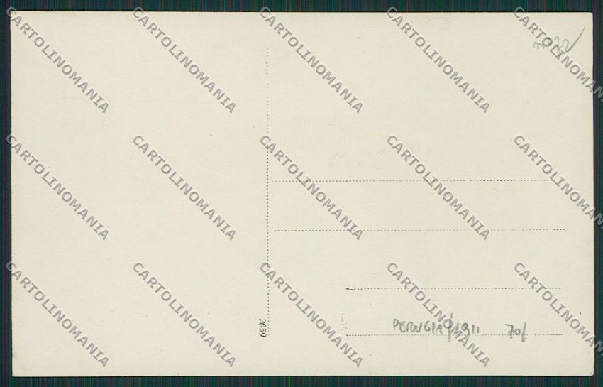 Perugia Città Cacciatori delle Alpi Vittoria San Fermo Foto cartolina EE5164 – retro