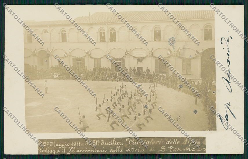 Perugia Città Cacciatori delle Alpi Vittoria San Fermo Foto cartolina EE5165 – fronte