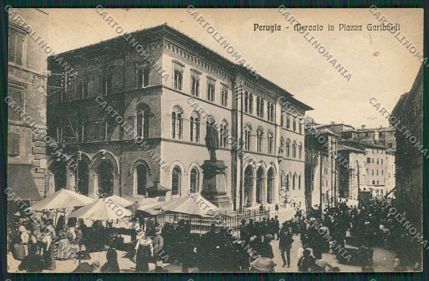 Perugia Città Mercato cartolina EE5166 – fronte