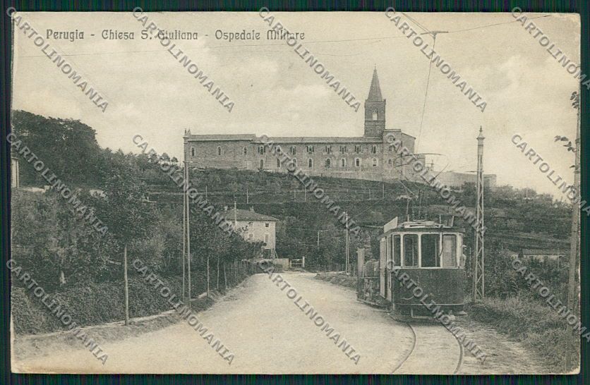 Perugia Città Tram cartolina EE5168 – fronte