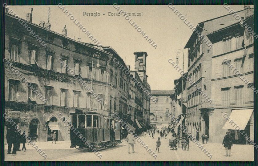 Perugia Città Tram cartolina EE5169 – fronte