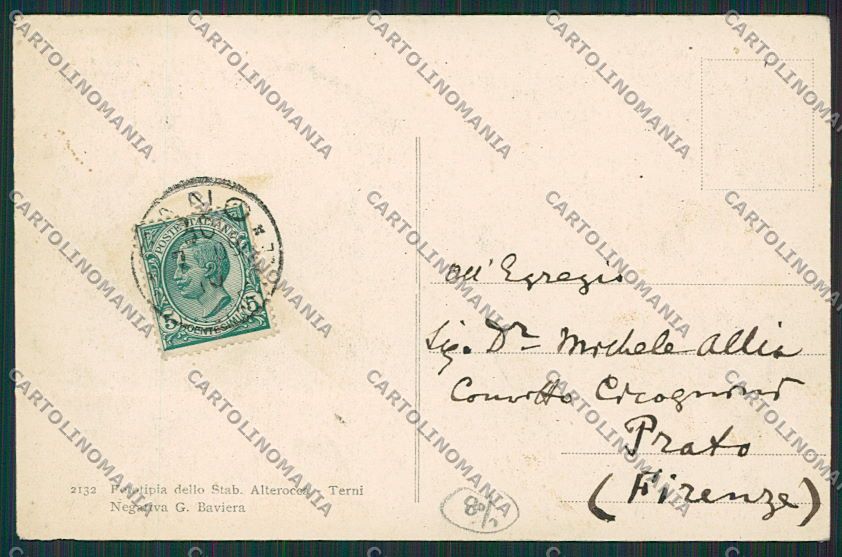 Pesaro Fano cartolina EE5195 – retro
