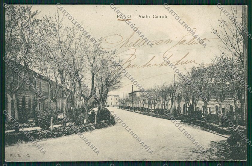 Pesaro Fano cartolina EE5198 – fronte