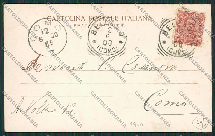 Como Valassina Civenna Asilo cartolina EE5204 – retro