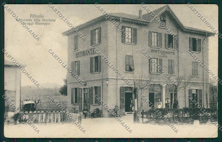Como Albiolo Ristorante Stazione cartolina EE5217 – fronte