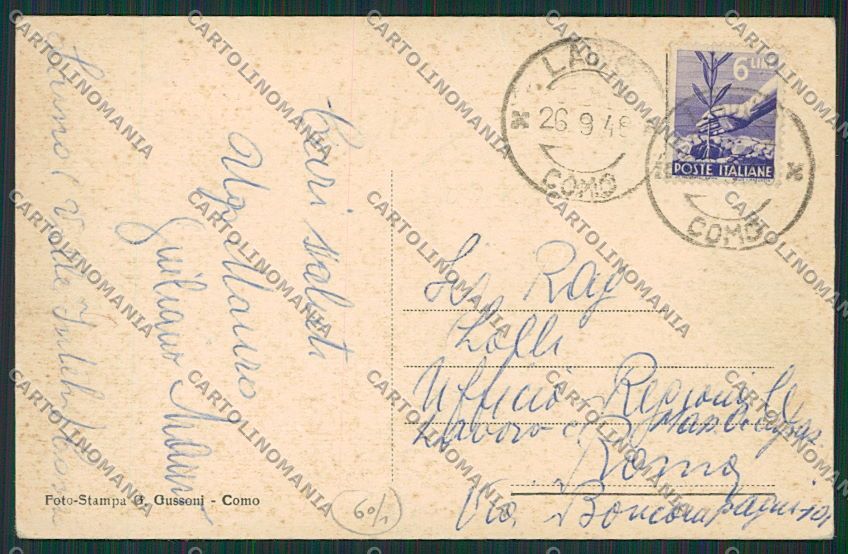 Como Laino cartolina EE5239 – retro