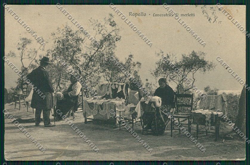Genova Rapallo Tombolo cartolina EE5257 – fronte