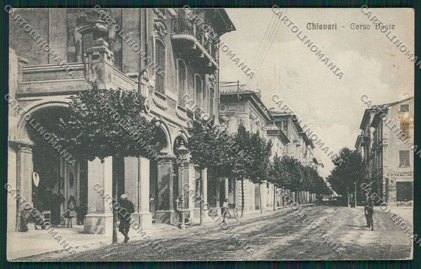 Genova Chiavari PIEGA cartolina EE5272 – fronte