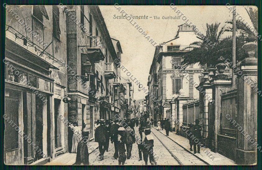 Genova Sestri Ponente cartolina EE5287 – fronte
