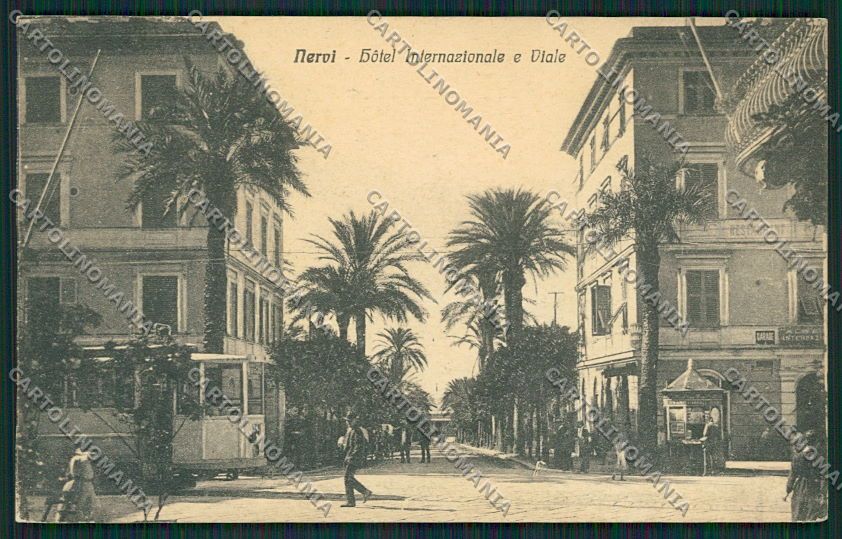 Genova Nervi Tram cartolina EE5305 – fronte