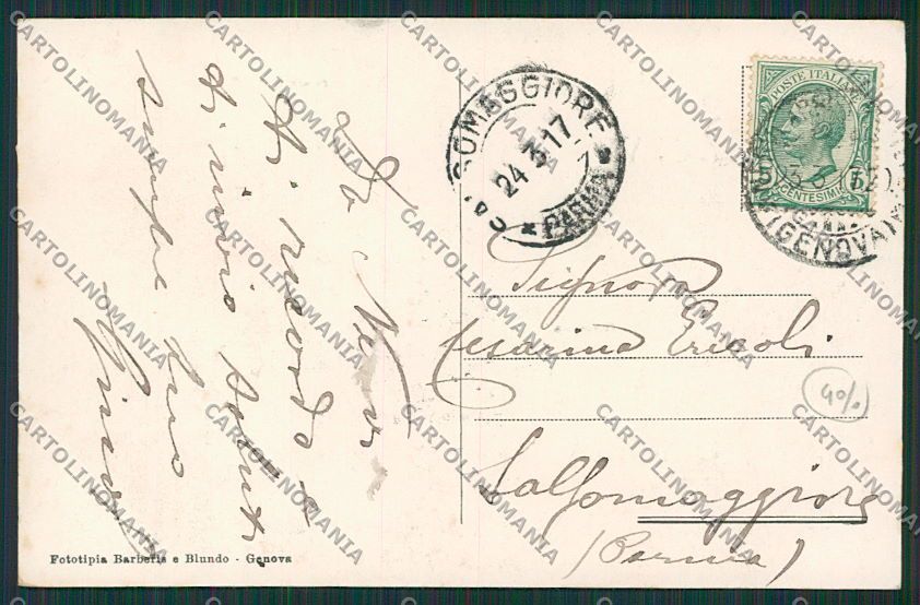 Genova Nervi Saluti da cartolina EE5306 – retro