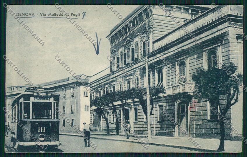 Genova Città Tram cartolina EE5308 – fronte