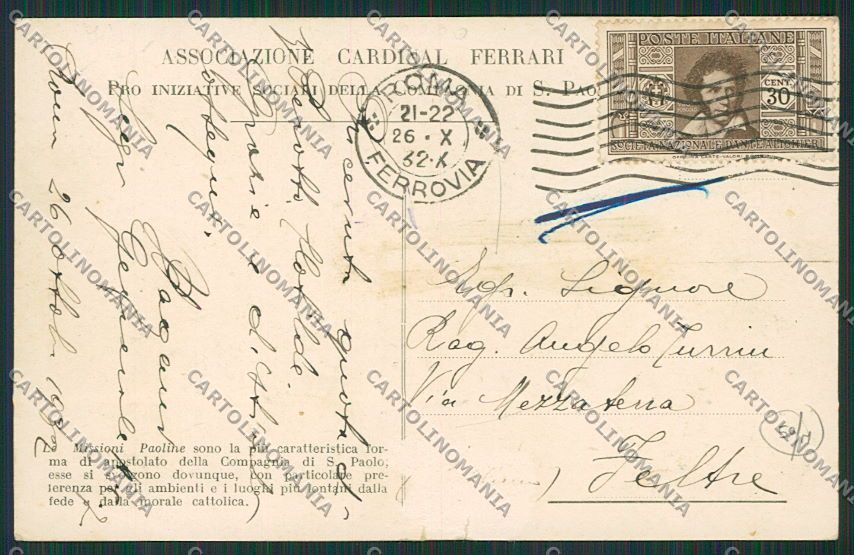 Genova Porto Memi Vian Operai STRAPPINI cartolina EE5314 – retro
