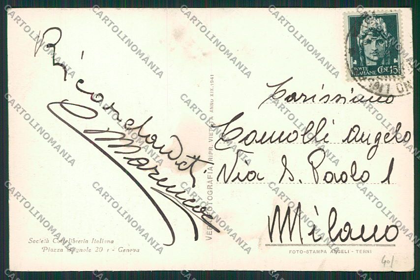 Genova Cornigliano Foto cartolina EE5319 – retro