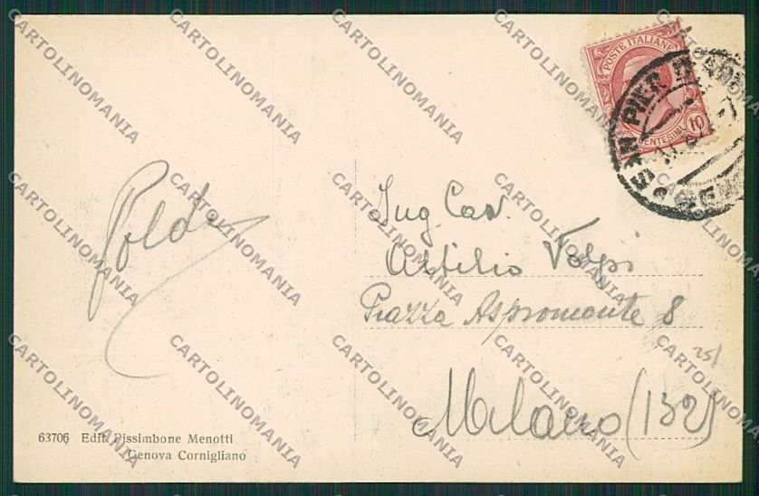 Genova Cornigliano cartolina EE5320 – retro