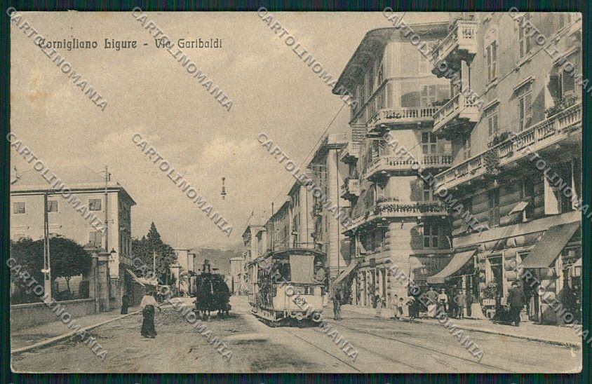 Genova Cornigliano Tram cartolina EE5337 – fronte
