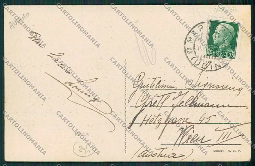 Pordenone Aviano Marsure cartolina EE5402 – retro