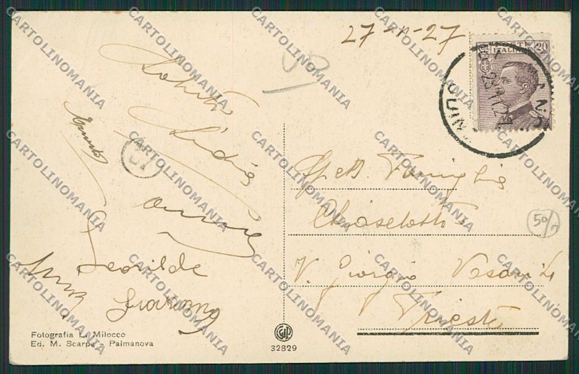 Udine Palmanova cartolina EE5409 – retro