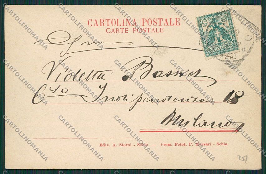 Vicenza Schio cartolina EE5433 – retro