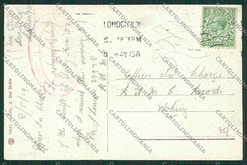 Vicenza Arzignano cartolina EE5445 – retro