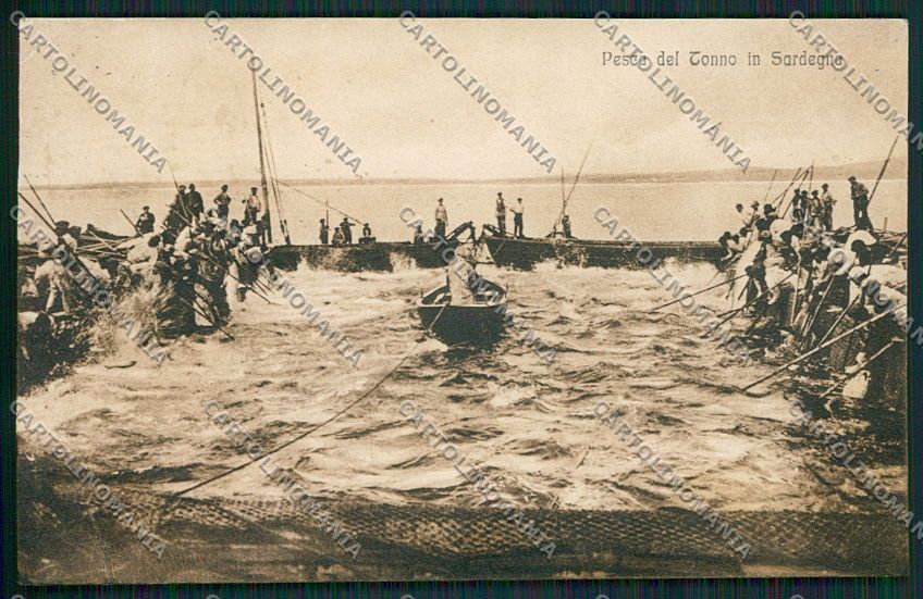 Cagliari Sardegna Pesca del Tonno cartolina EE5481 – fronte
