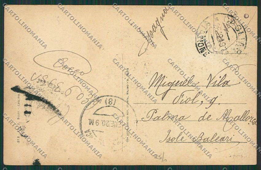 Cagliari Città cartolina EE5501 – retro