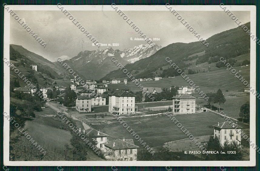 Sondrio Aprica Foto cartolina EE5543 – fronte