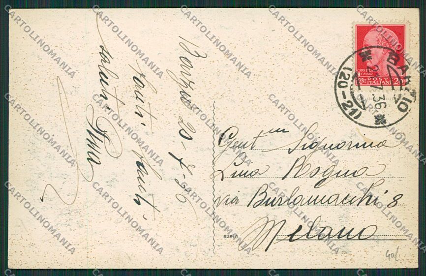 Lecco Barzio cartolina EE5557 – retro