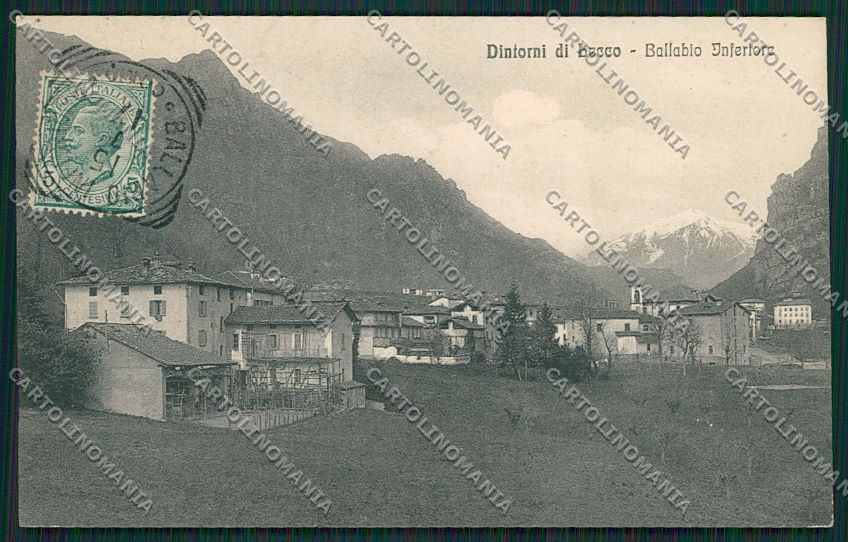 Lecco Ballabio Inferiore cartolina EE5558 – fronte
