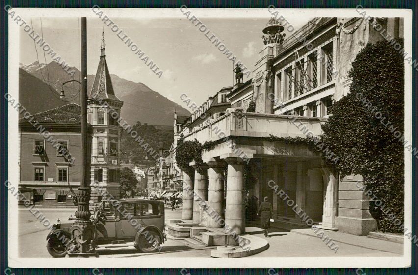 Bolzano Merano Auto Foto cartolina EE5571 – fronte