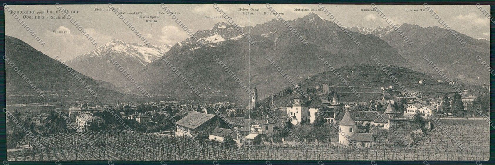 Bolzano Merano Doppia cartolina EE5572 – fronte