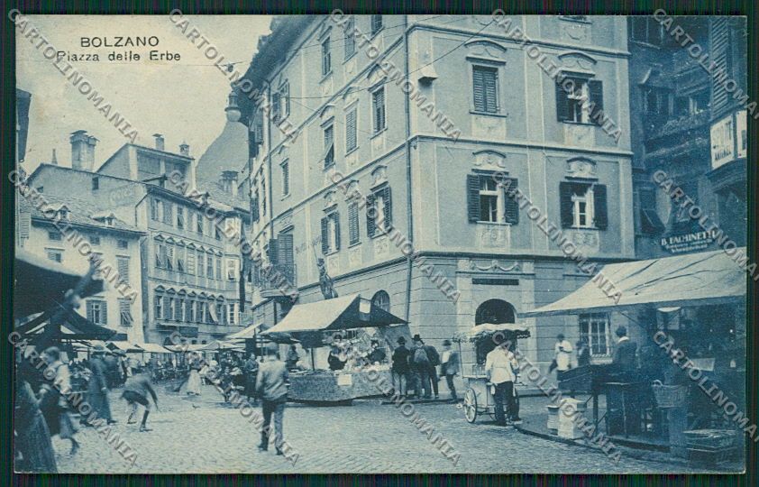 Bolzano Città Mercato cartolina EE5573 – fronte