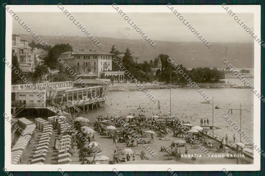 Croazia Abbazia Foto cartolina EE5625 – fronte