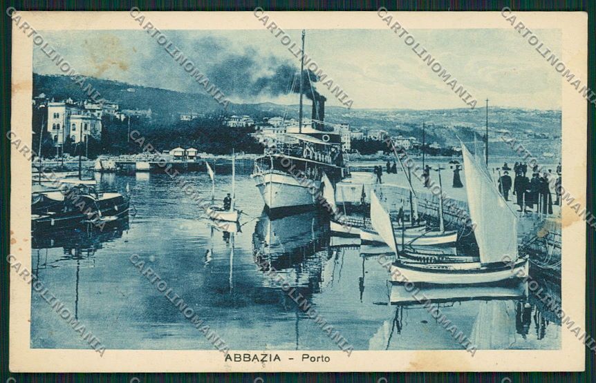 Croazia Abbazia cartolina EE5627 – fronte