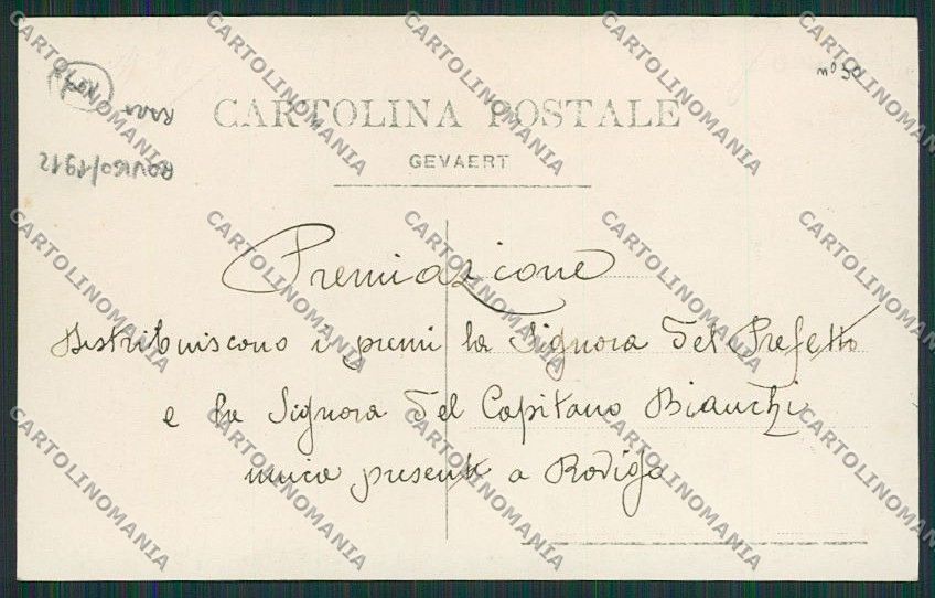 Rovigo Caserma Battaglione Fanteria Esercizi Ginnici Foto cartolina EE5664 – retro