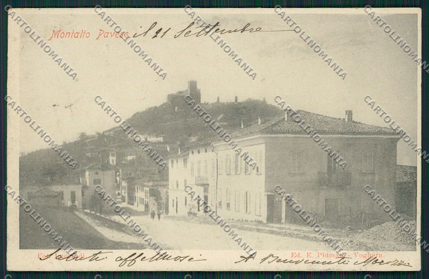 Pavia Montalto Pavese cartolina EE5665 – fronte