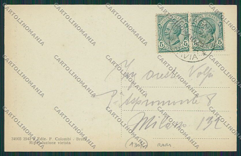 Pavia Monte Penice Festa Settembrina cartolina EE5668 – retro