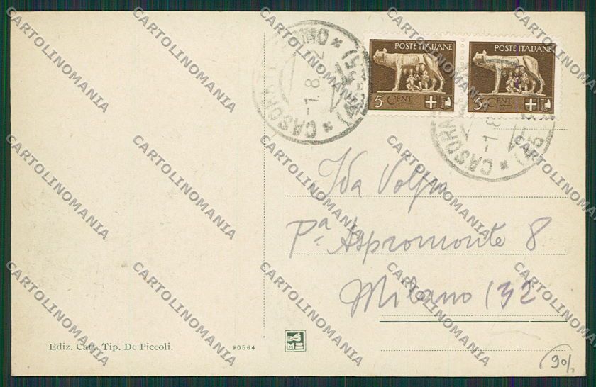 Pavia Casorate Primo Asilo cartolina EE5671 – retro