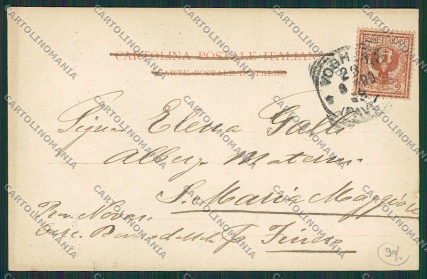 Pavia Voghera cartolina EE5673 – retro