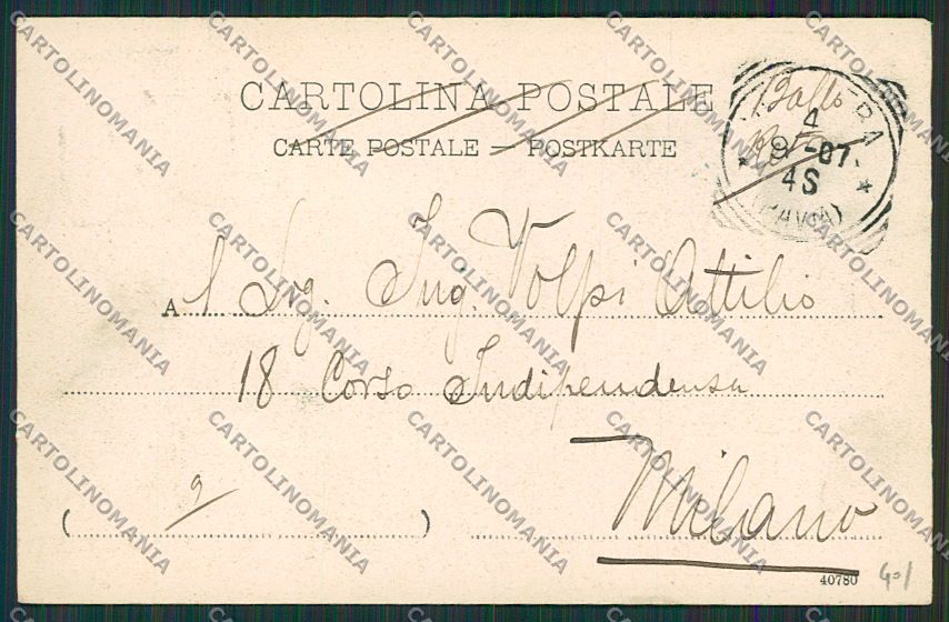 Pavia Voghera cartolina EE5676 – retro