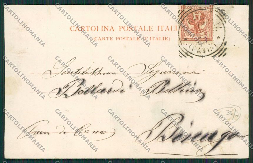 Pavia Varzi cartolina EE5681 – retro