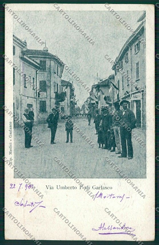 Pavia Garlasco cartolina EE5692 – fronte